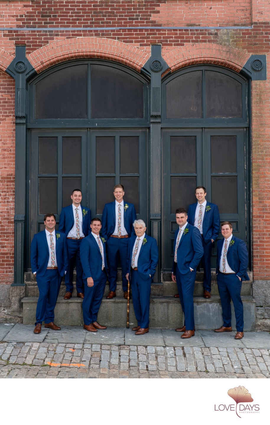 Handsome Groomsmen at New Bedford Whaling Museum