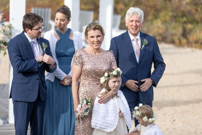 CBI wedding family portraits at the beach
