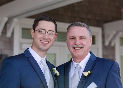 Wequassett Wedding Groom & Dad