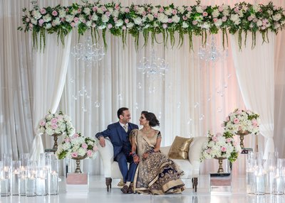 Stunning Boston Indian Wedding Reception Space