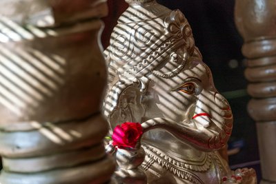 Hindu Temple Detail Indian Wedding