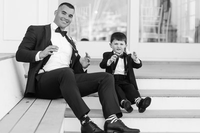 Groom & Ring Bearer at Wychmere