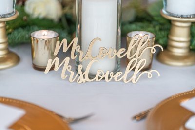 Mr. and Mrs wedding signs