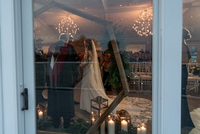 Winter Indoor wedding ceremony