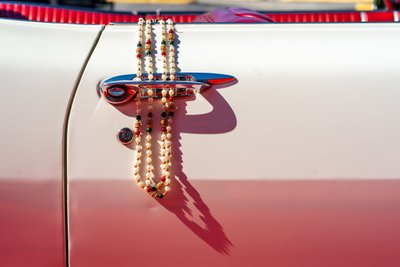 Orlando  Indian Wedding car detail 