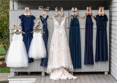 Caitlins Cape Cod Wedding Dress & Bridesmaids dresses