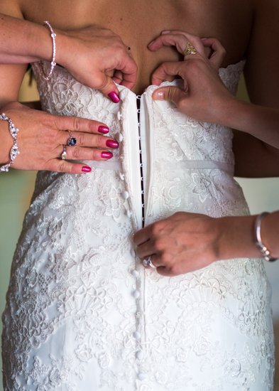 Wequassett Wedding Dress Detail