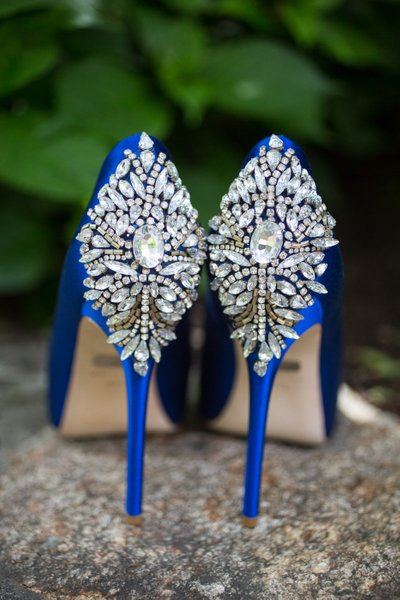 Cape Cod Blue Wedding Shoes