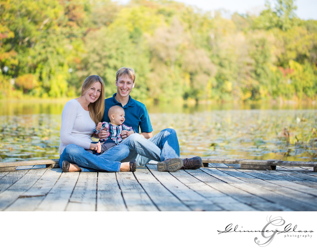 family images in the fall