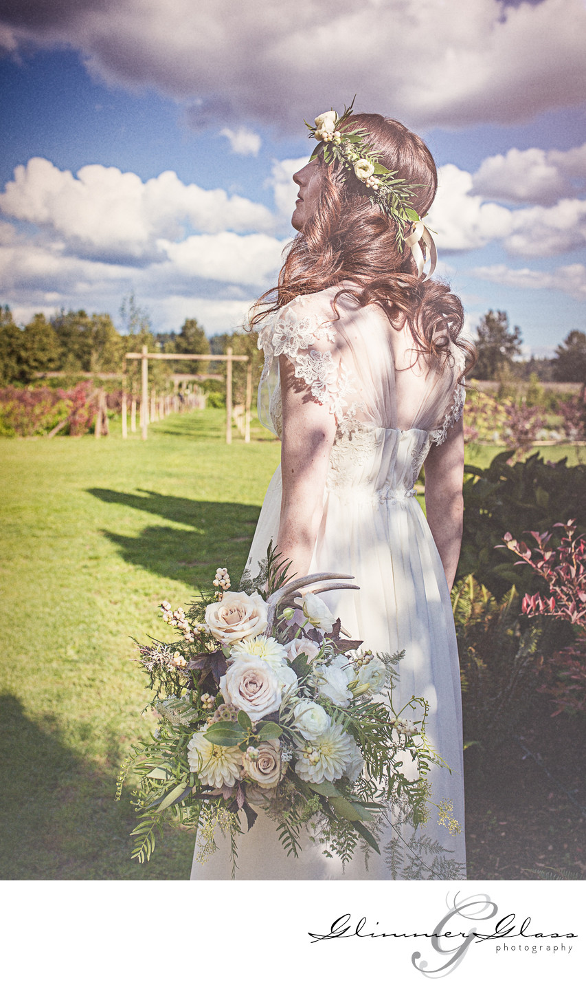 Bridal Portrait Outdoor Ethereal