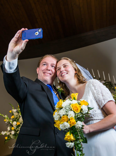 Bride and Groom Selfie