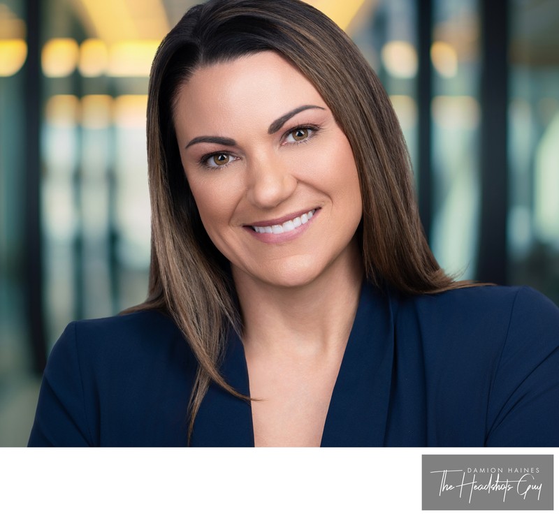 Baton Rouge Business woman headshot in office setting