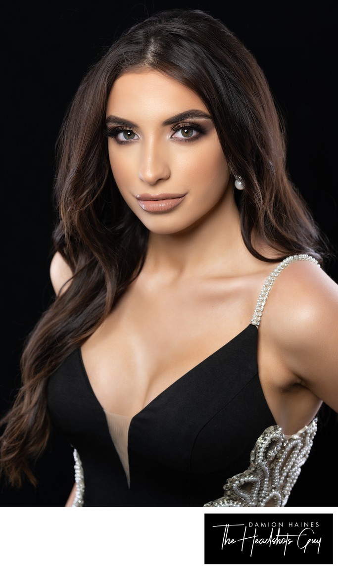 Miss Baton Rouge USA 2021 in Black Dress