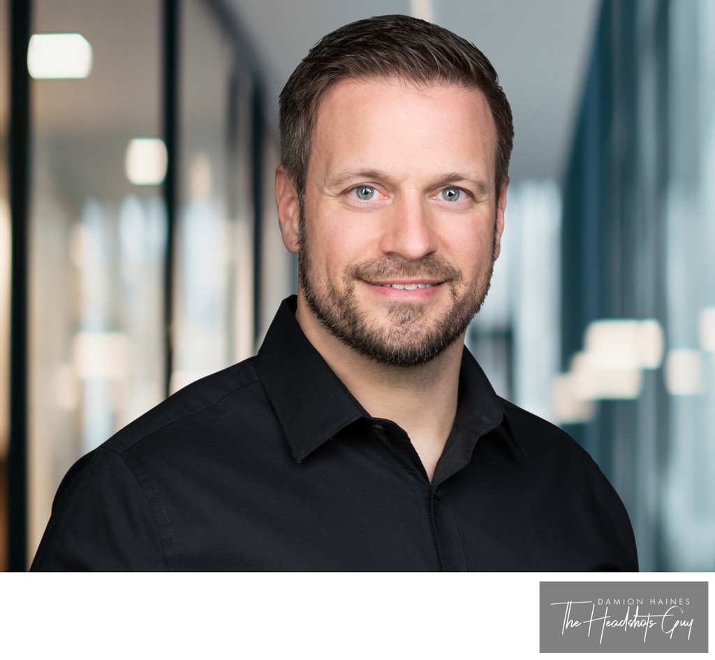 Modern Male Business Headshot Professional