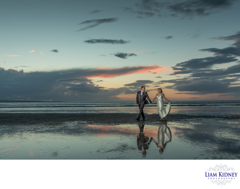 Sunset Wedding Photos on the Beach