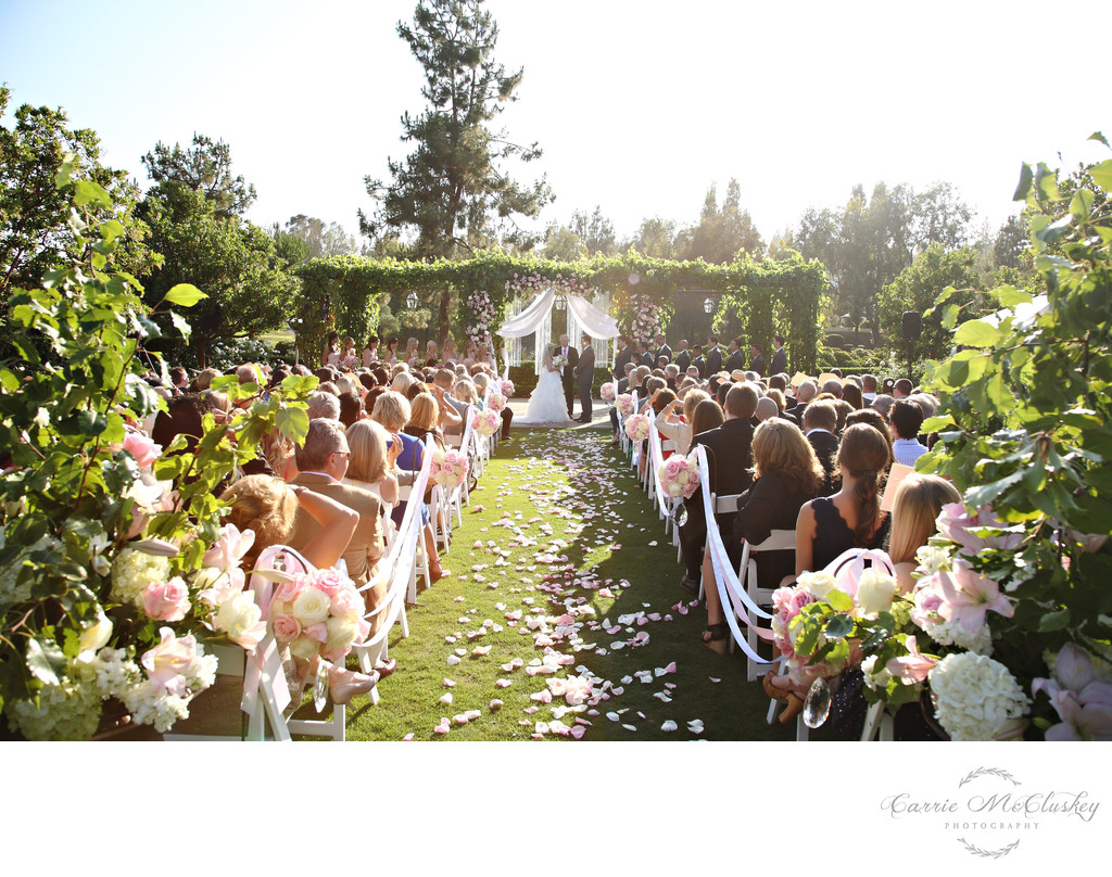 Rancho Bernardo Inn Wedding Ceremony Garden Photo
