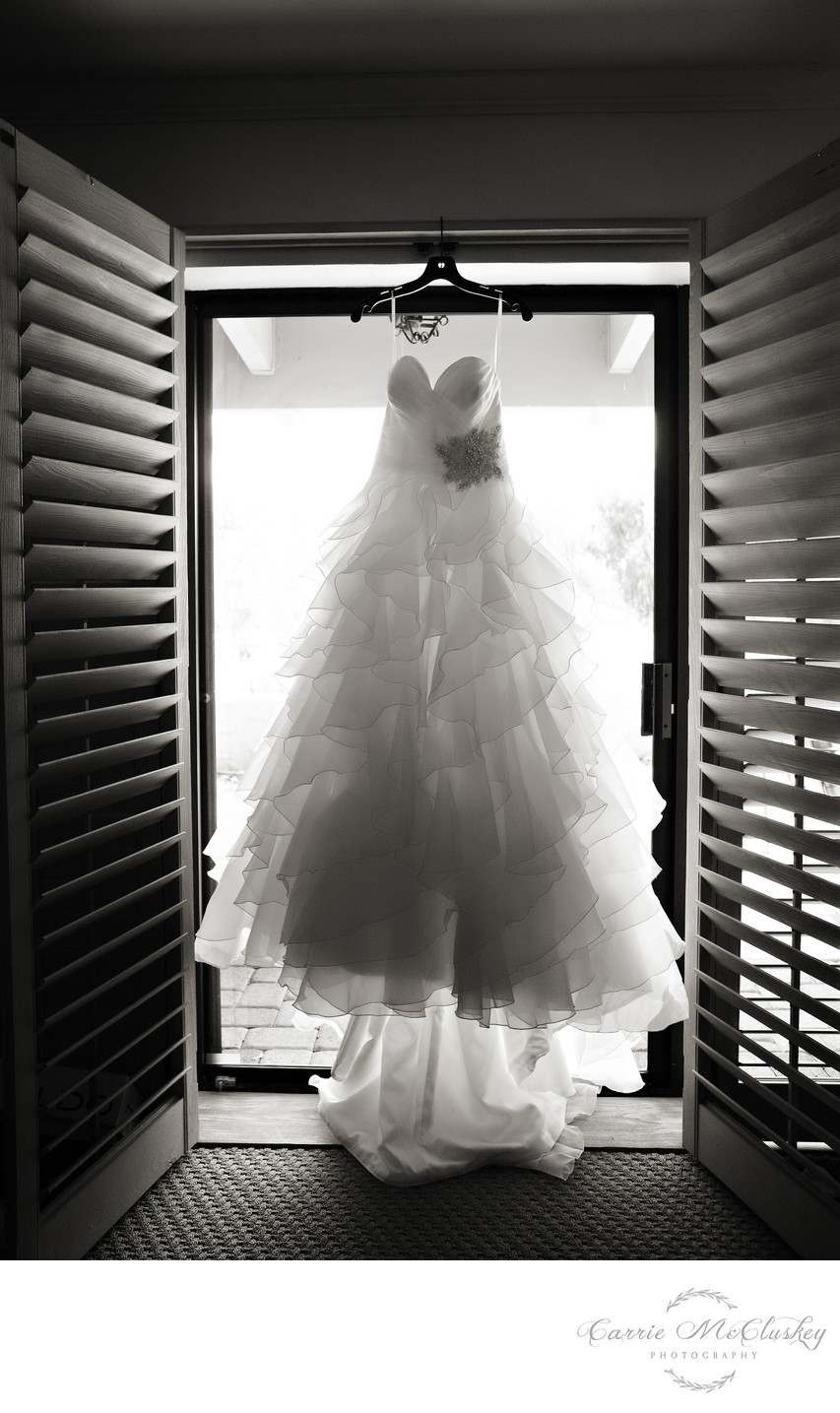 San Diego Wedding Dress Layers Ruffled