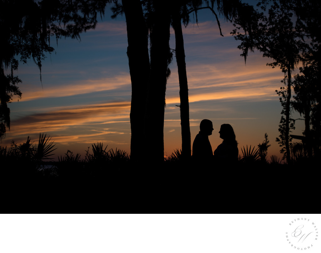 St Augustine Engagement Session on St Johns River 
