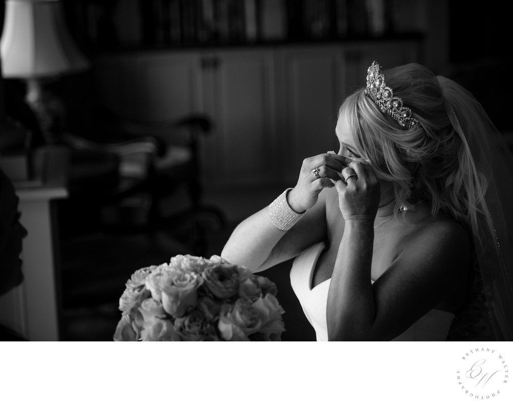 St Augustine Bride Before Wedding at River House 