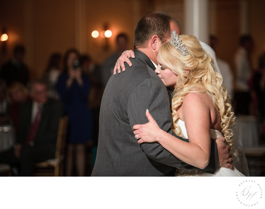 Bride and Groom's First Dance at The River House 