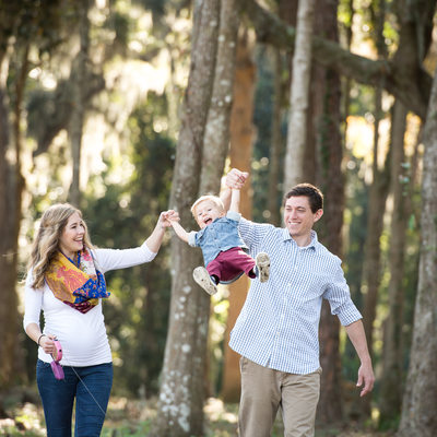Maternity Family Session with Pup in St Johns County 