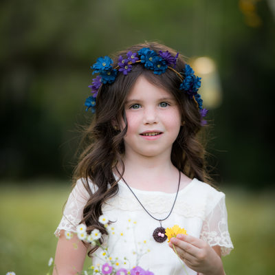Child Portrait in Hampton Florida at The Flower Field 
