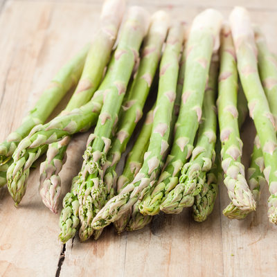 bunch of fresh ripe asparagus