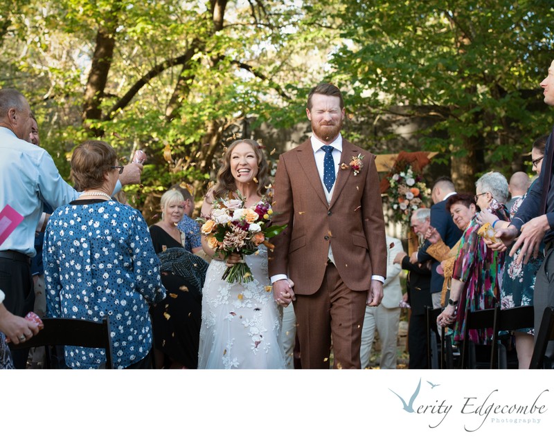 Recessional Photo at Inglewood Inn Wedding