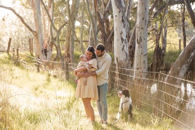 Adelaide Hills Family Photos with baby