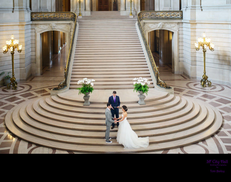 weekend staircase wedding