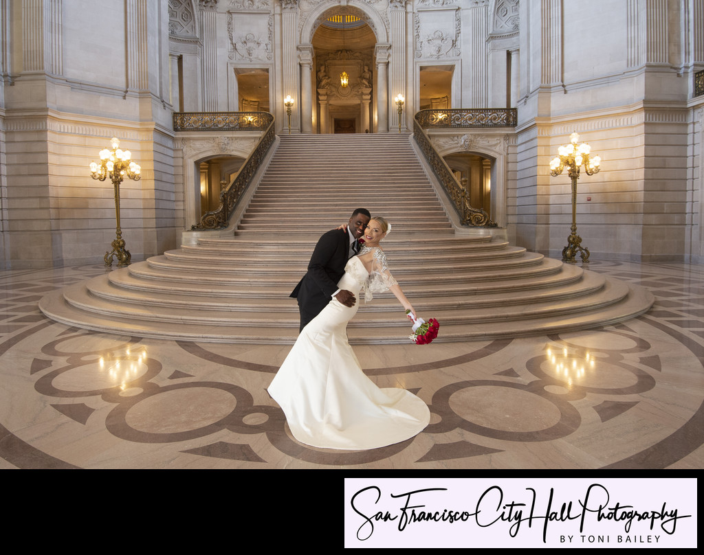 San Francisco City Hall grand staircase top photographer