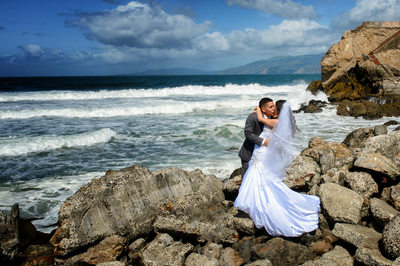 San Francisco Sutro Baths Wedding Photography Session