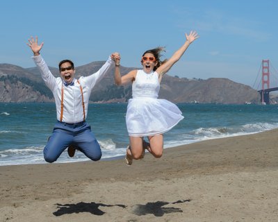 baker beach wedding photographer in San Francisco