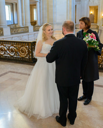 vows at City Hall