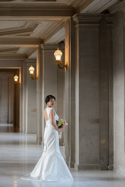 Lovely Bride at City Hall