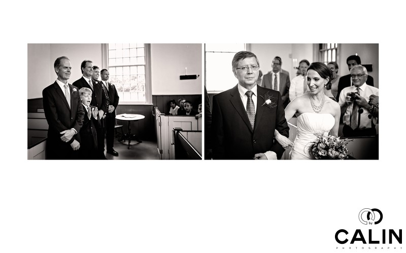 Processional at Black Creek Pioneer Village wedding