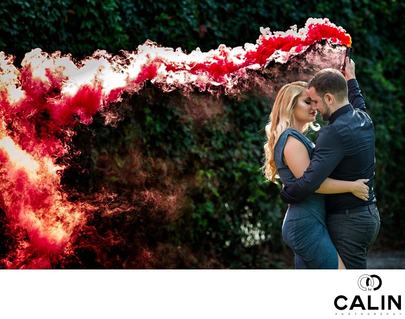 Engagement Photo of a Couple in Ramsden Park