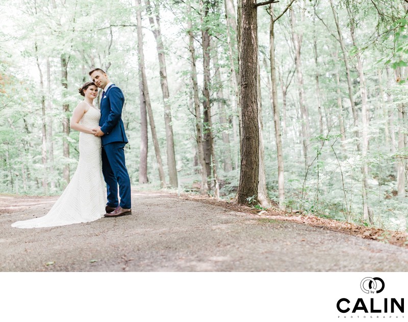 Bride and Groom Hug