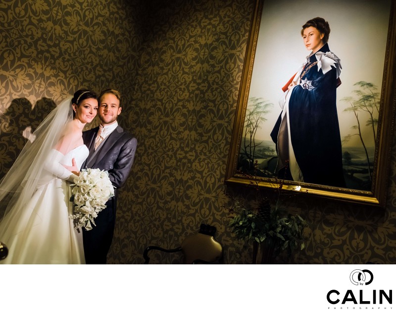 Creative Portrait of Newlyweds