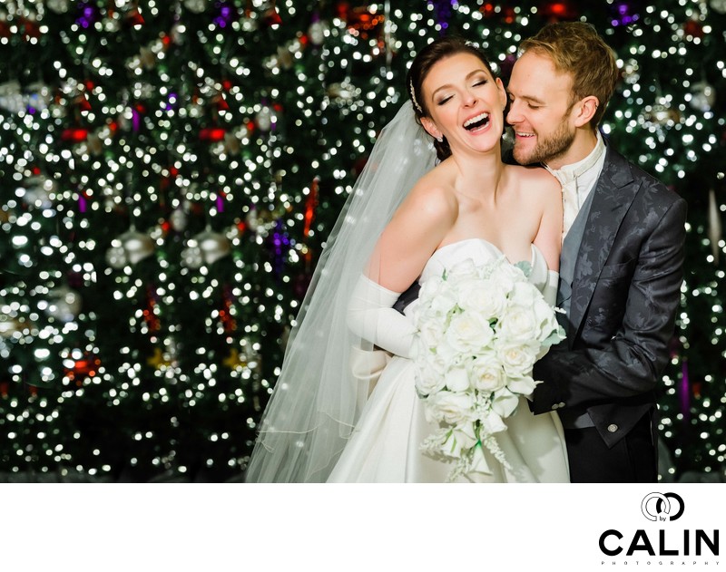 Magical Portrait of Bride and Groom