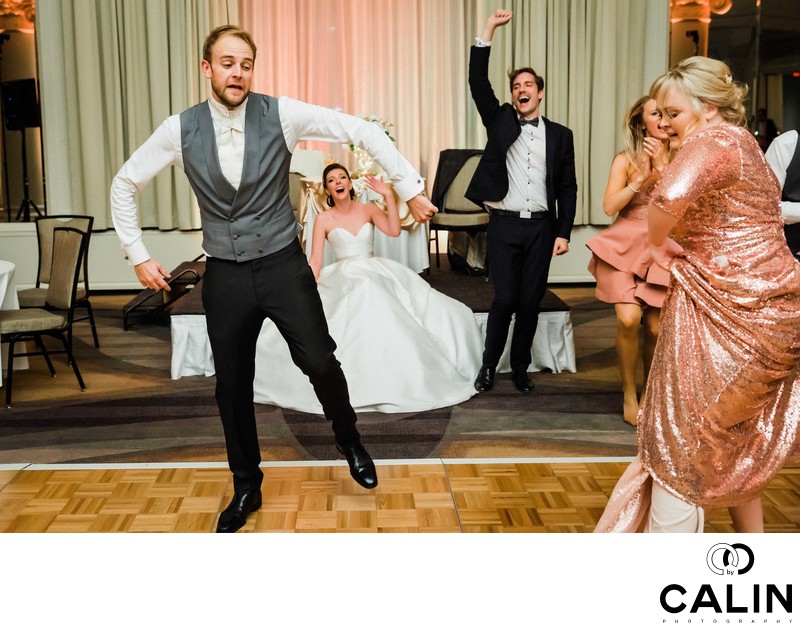 Groom Dances Brilliantly