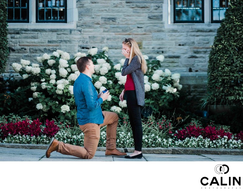 Casa Loma Engagement Proposal and Photo Shoot-003