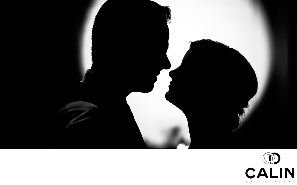 Toronto Botanical Garden Wedding Silhouettes 