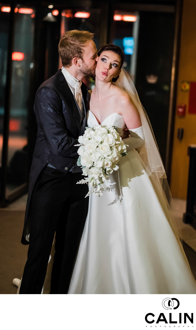 Bride Makes A Funny Face King Edward Hotel Wedding Amazing