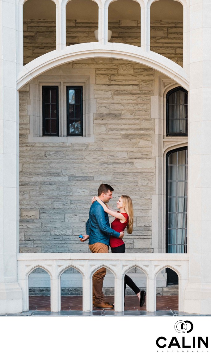 Casa Loma Engagement Proposal and Photo Shoot-036