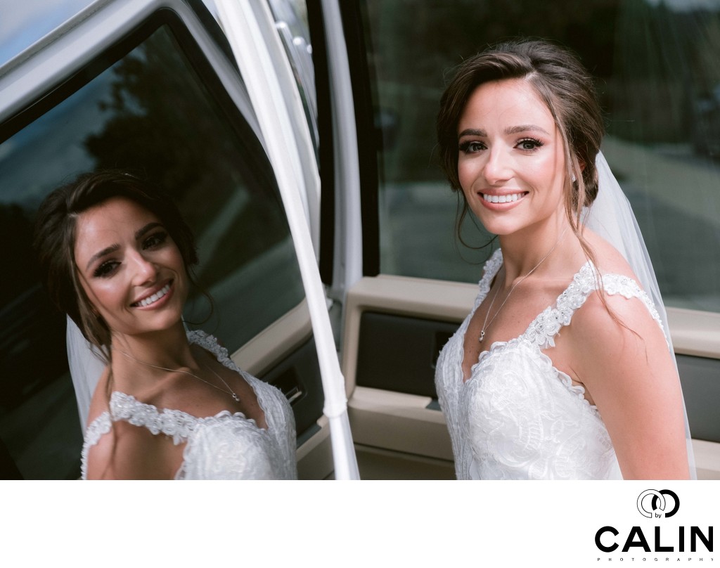 Creative Portrait of the Bride at Sassafraz