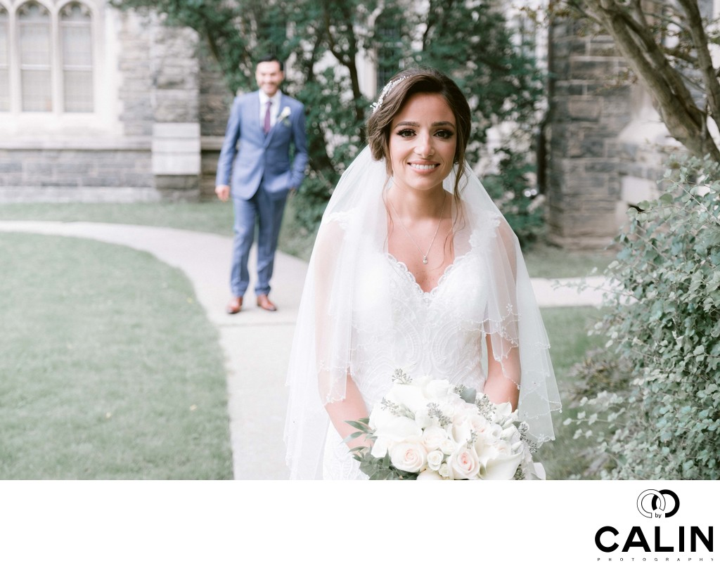Bride and Groom Before First Look