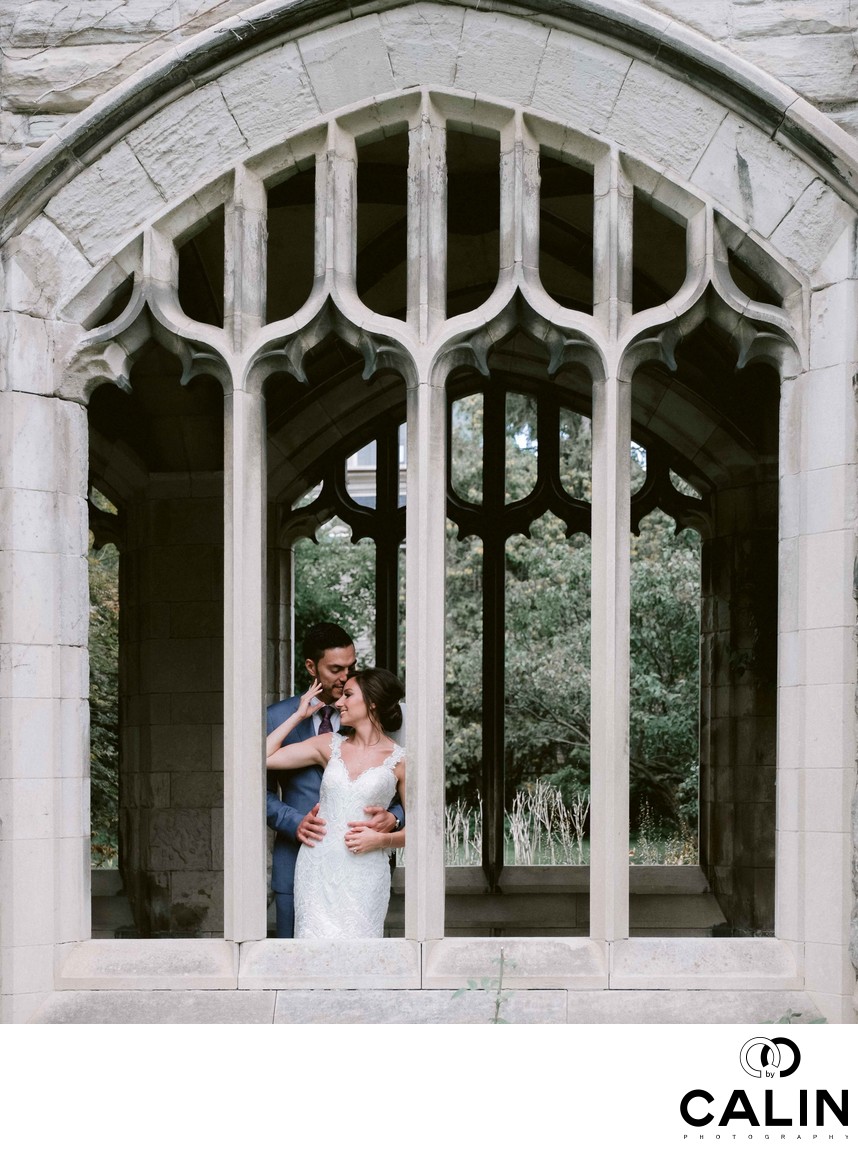 Fashion Portrait of Newlyweds
