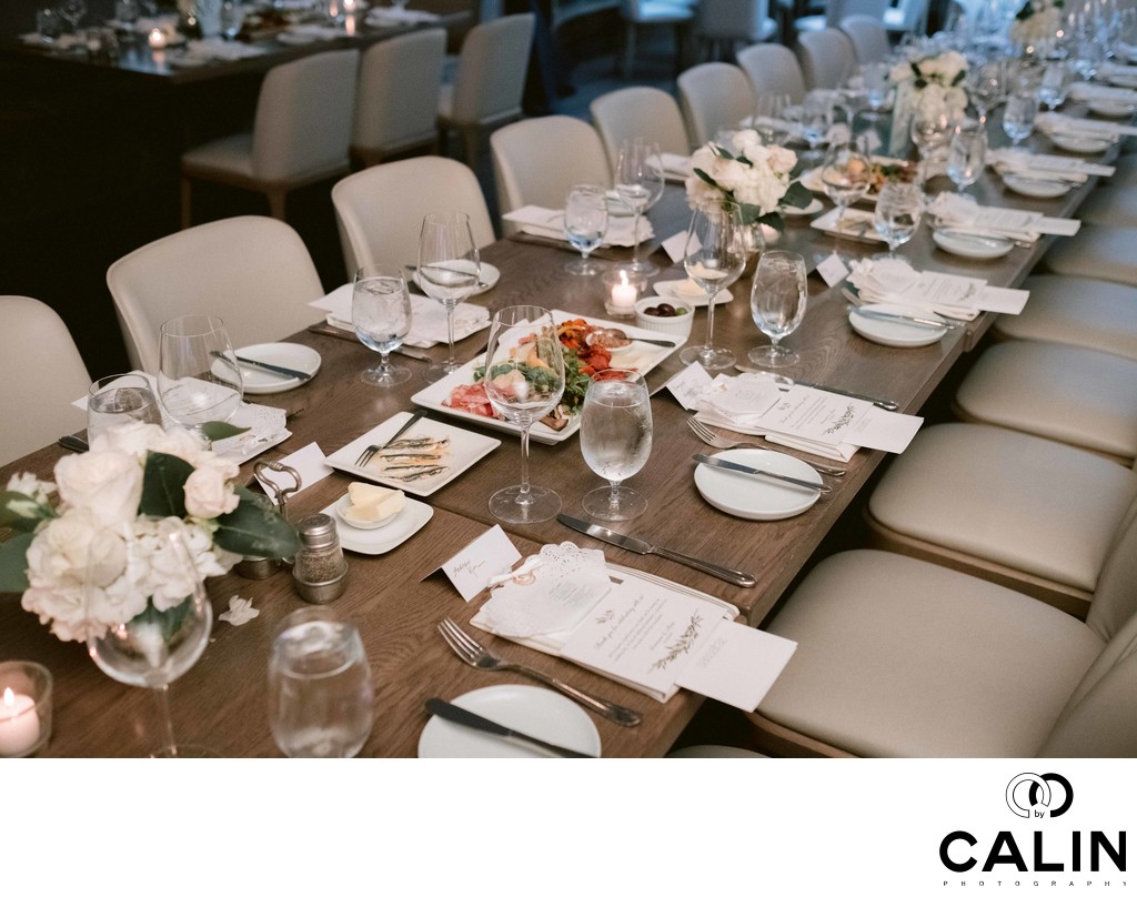 Table at Sassafraz Restaurant