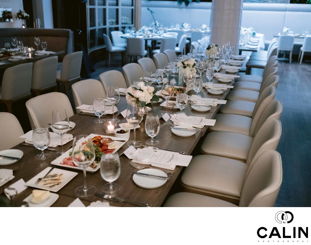 Table Setup at Sassafraz